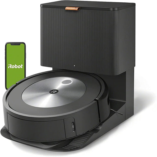 iRobot Roomba j7+ (7550) Self-Emptying Robot Vacuum – Avoids Common Obstacles Like Socks, Shoes, and Pet Waste, Empties Itself for 60 Days, Smart Mapping, Works with Alexa - Like New