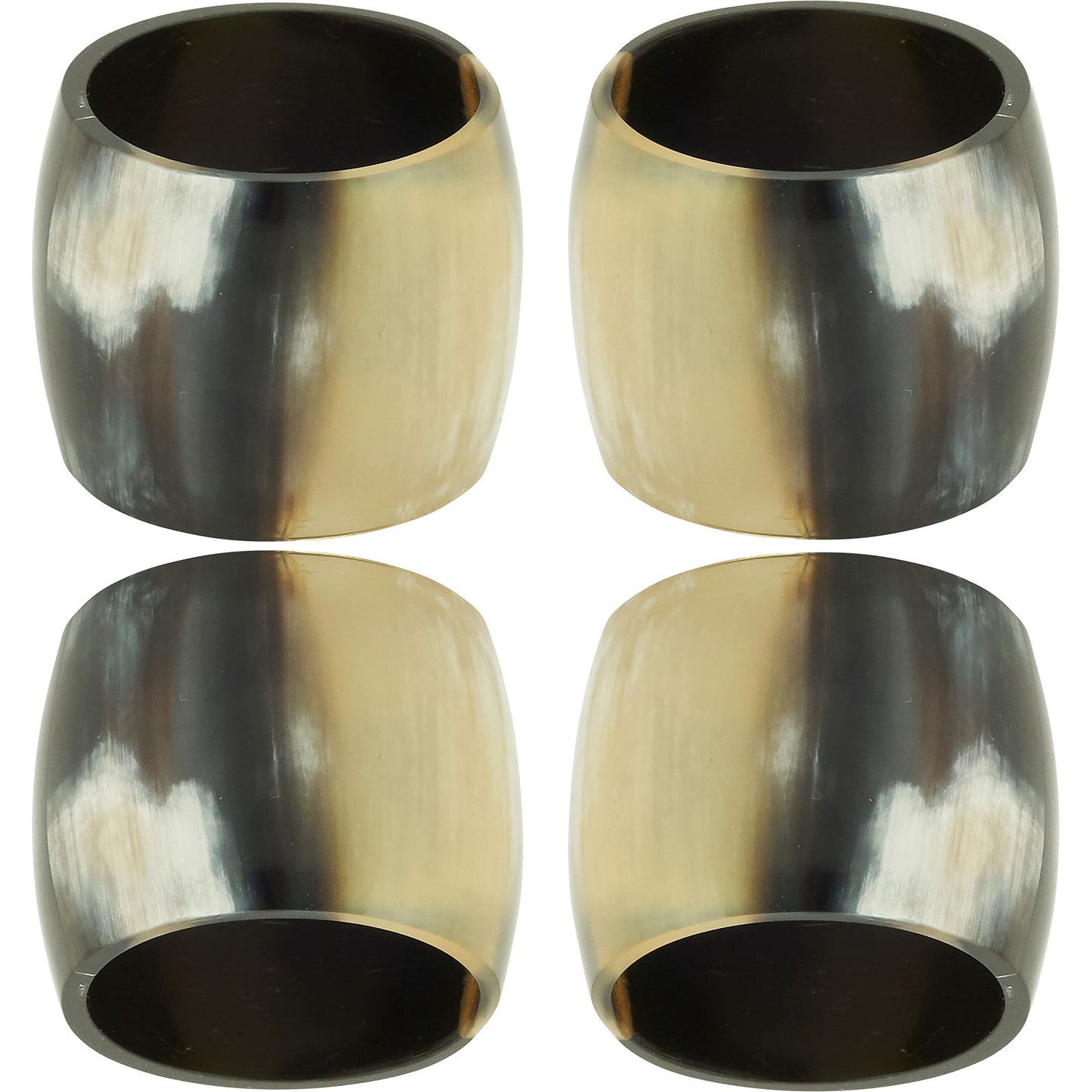Horn Napkin Rings (Set of 4)