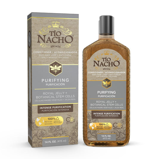 Tio Nacho Conditioner, Purifying with Royal Jelly, Infused with Botanical Stem Cells for Intense Hair and Scalp Purification + Detoxifying Balance, 14 Fluid Ounces