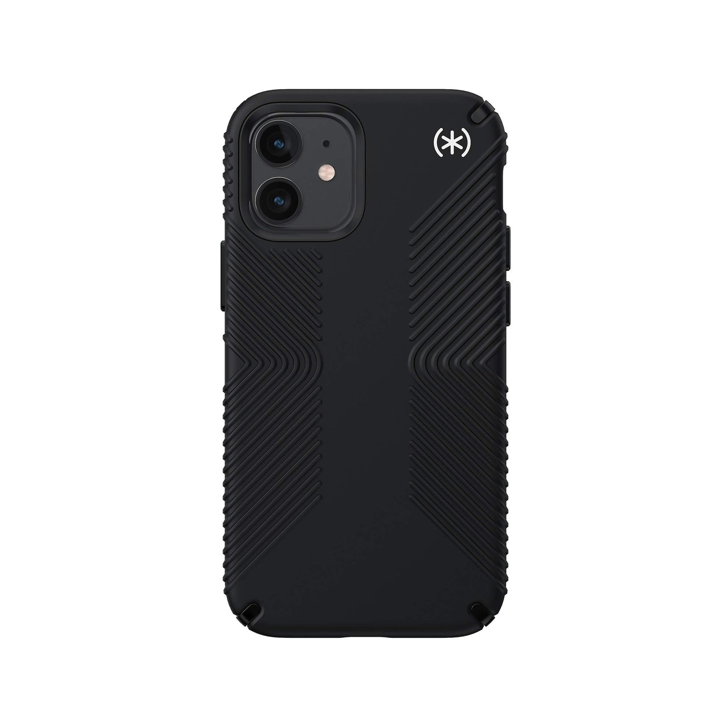 Speck Products Presidio2 Grip iPhone 12 Mini Case, Heavy Duty Protection Black/Black/White