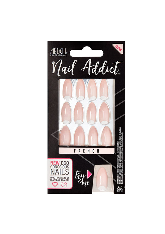 Ardell Nail Addict Artificial Nail Set, Eco French Moon
