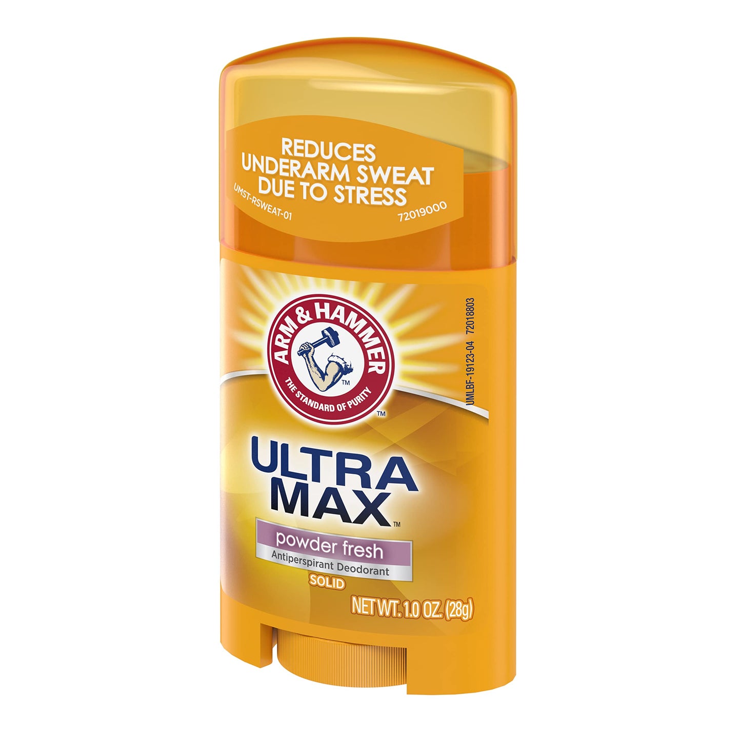 Arm & Hammer Ultra Max Solid Antiperspirant Deodorant, Powder Fresh, 1 Ounce