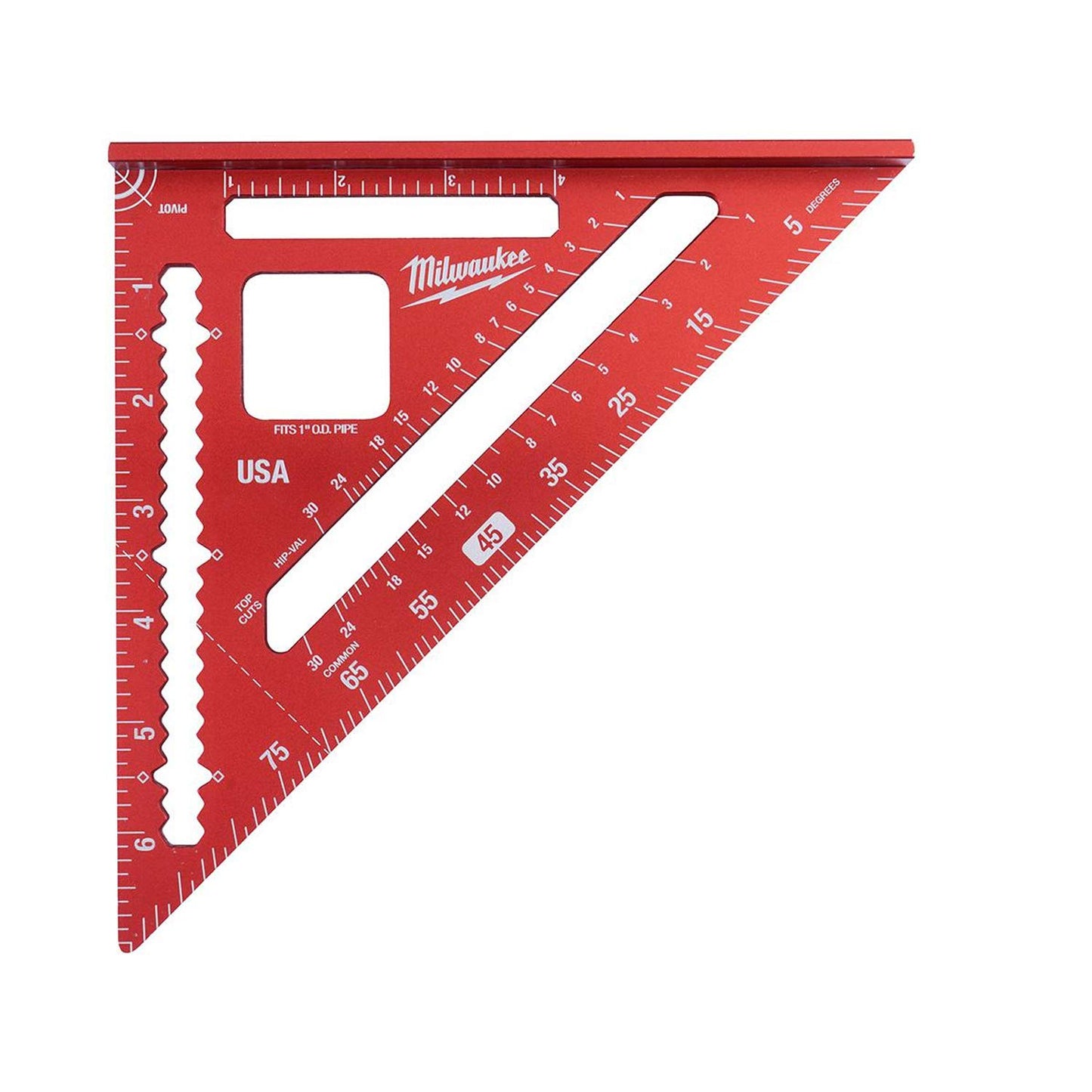 Milwaukee Tool 7-inch Rafter Square and 4-1/2-inch Trim Square Set