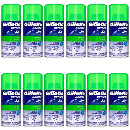 Gillette Series Shave Gel 2.5 Ounce Sensitive