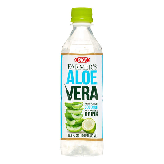 OKF Farmer's Aloe Vera Drink, Coco, 16.9 Fluid Ounce