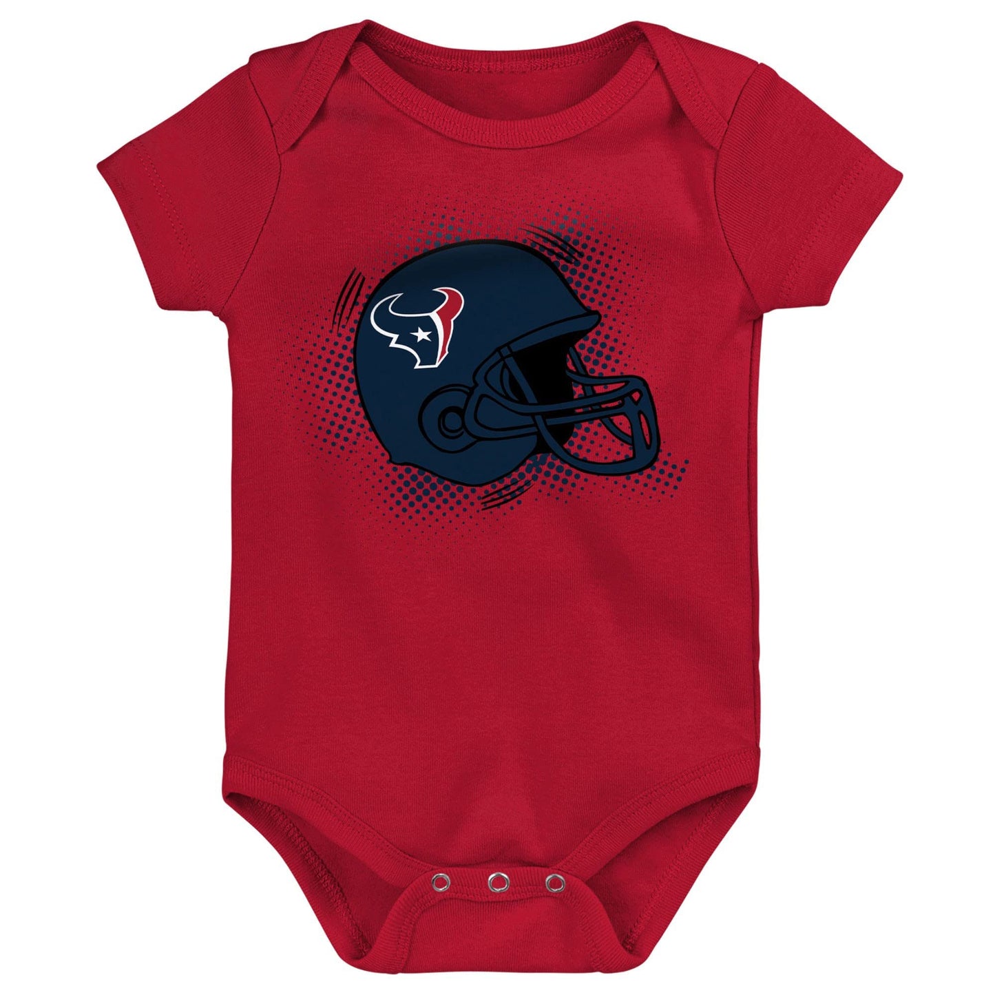 Outerstuff Infant Navy/Red/Heathered Gray Houston Texans 3-Pack Game On Bodysuit Set