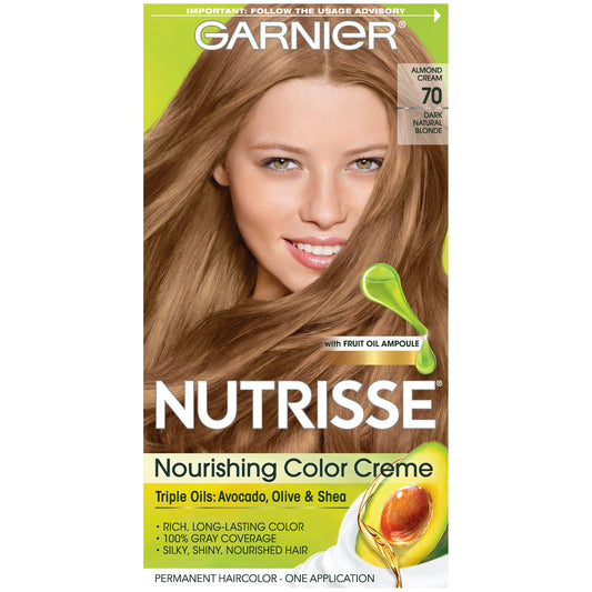 Garnier Nutrisse Nourishing Color Creme 70 Dark Natural Blonde (Almond Creme)