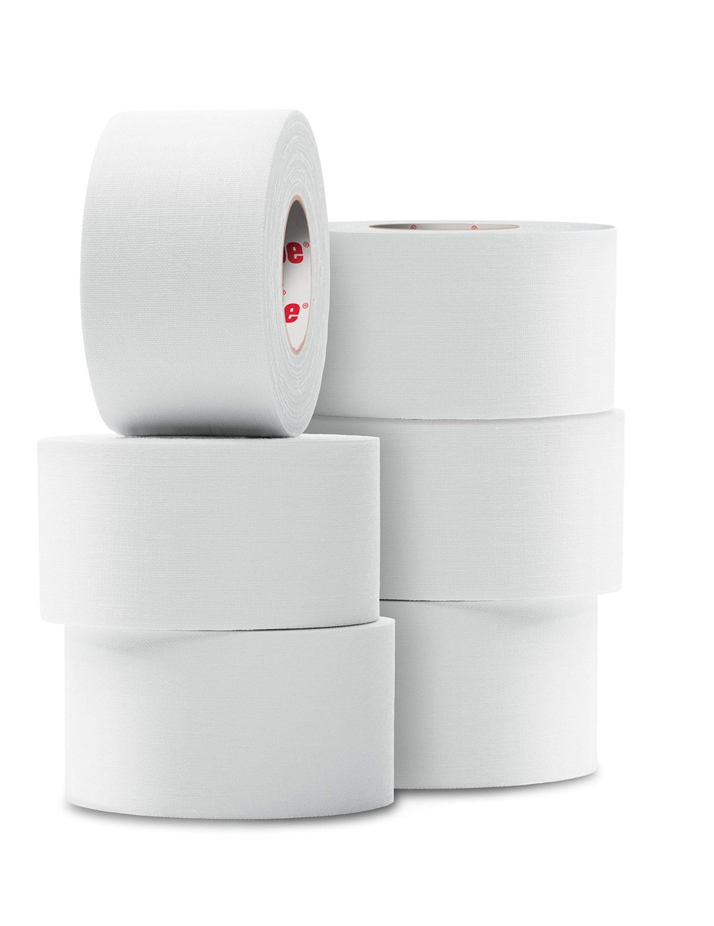 MUELLER Sports Medicine To Go Athletic Tape, Adhesive for Sports and Home Use, White, 1.5" x 10yd Roll, 6 Count
