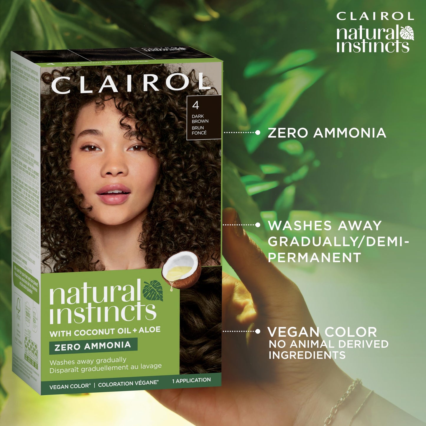 Clairol Natural Instincts Demi-Permanent Hair Dye, 9 Light Blonde Hair Color, Pack of 1, Packaging May Vary
