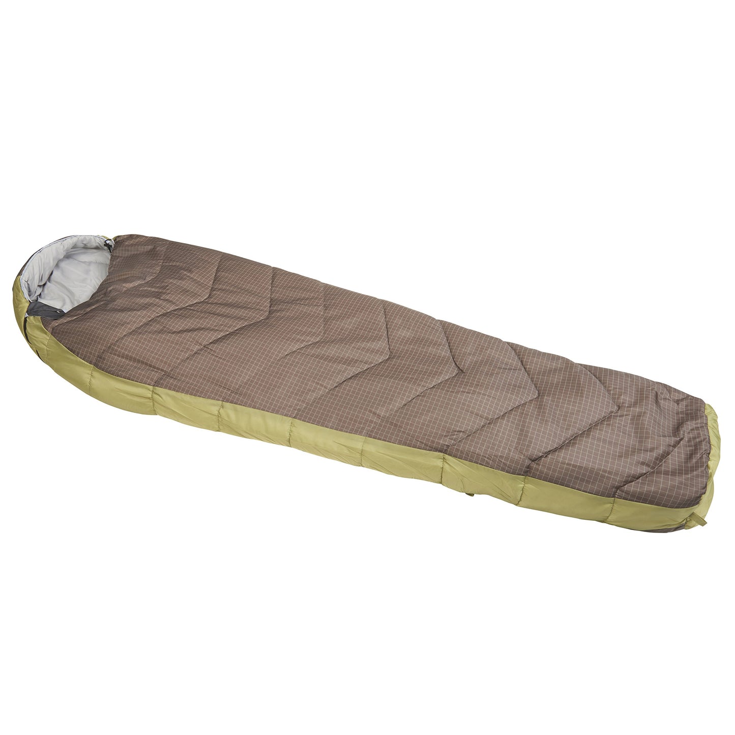 Suisse Sport Alpine Adult Mummy Double Layer Sleeping Bag 33 x 24 x 84 inches , Brown