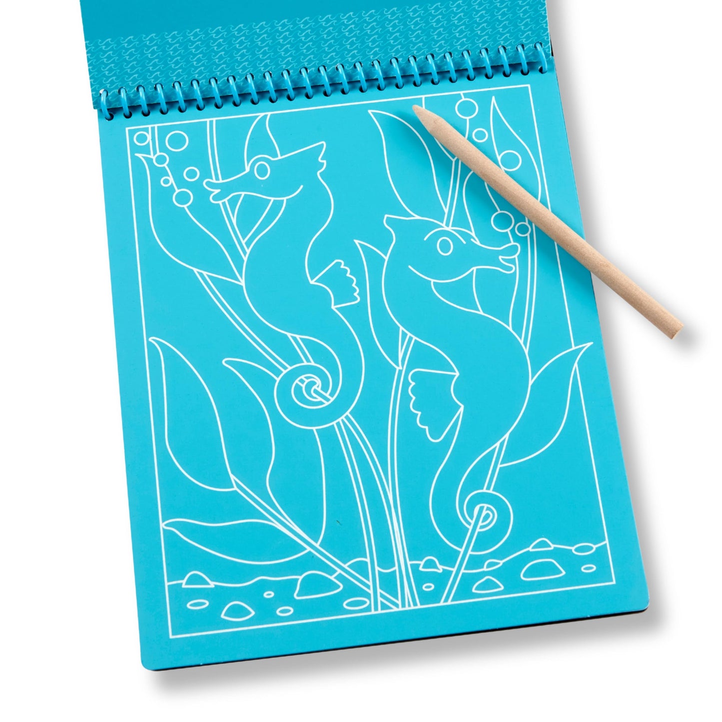 Melissa & Doug Sea Life Color-Reveal Scratch Art Activity Pad