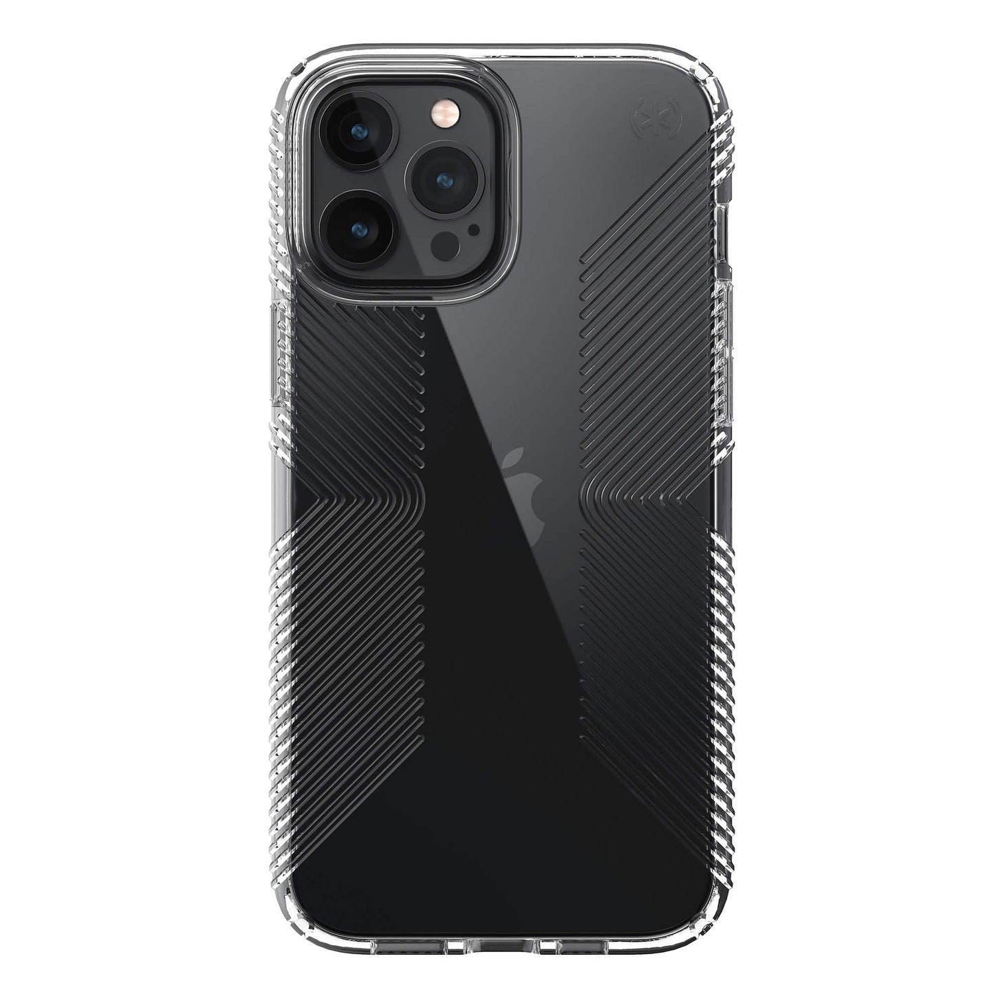 Speck Products Presidio Perfect-Clear Grip iPhone 12 Pro Max Case, Clear/Clear