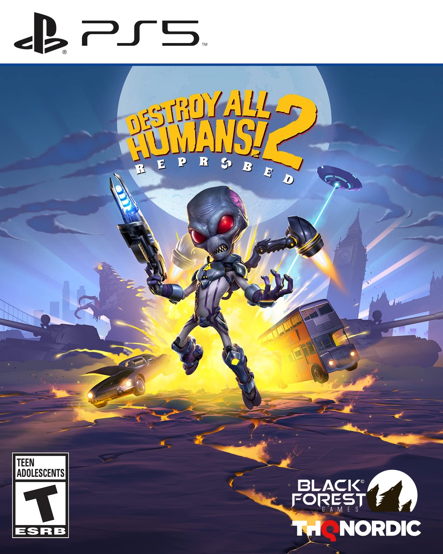 Destroy All Humans! 2 Reprobed by Black Forest Video Game for Playstation 5 (PS5)