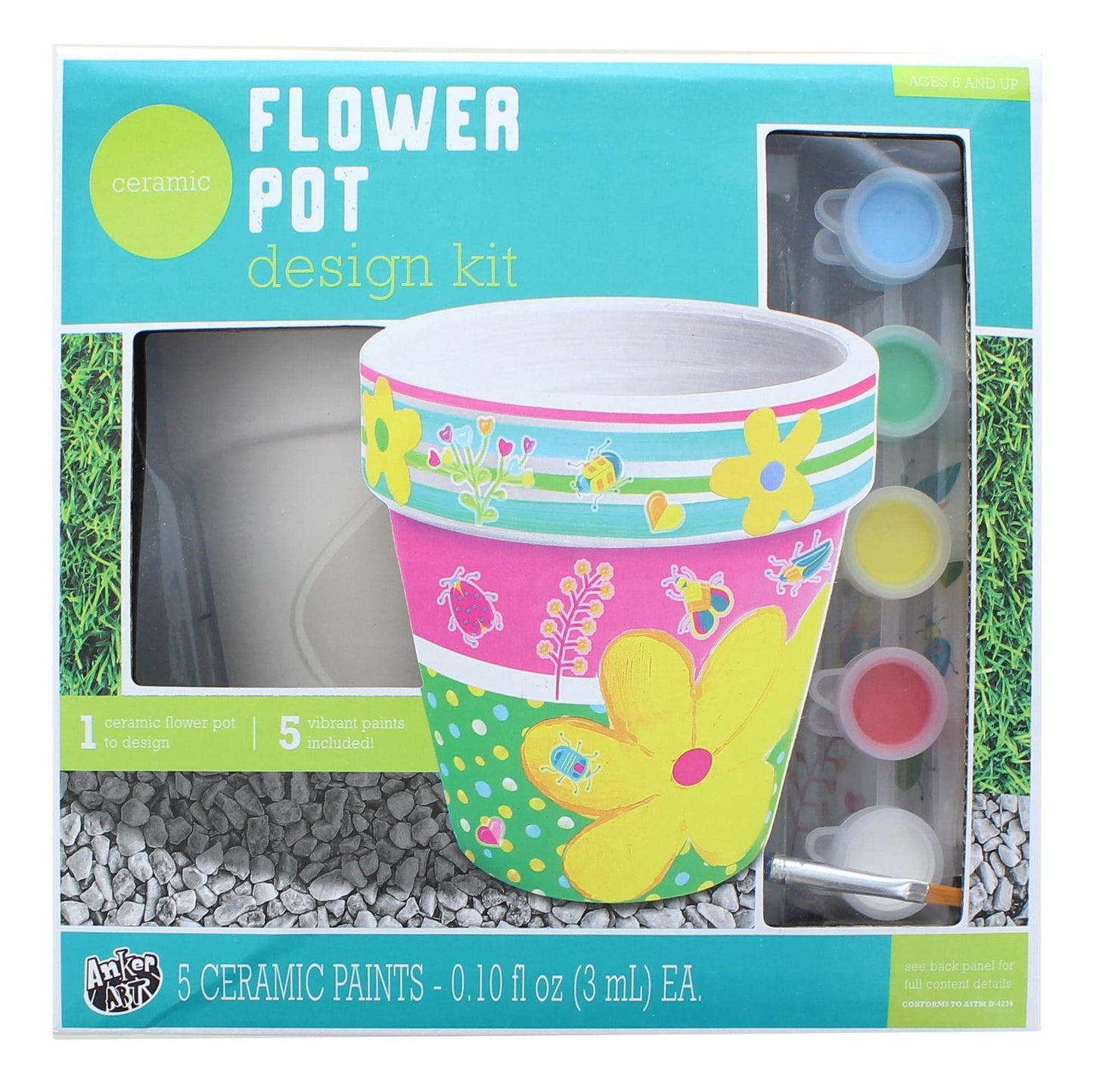 Anker Play Paint Your Own Flower Pot Craft Kit
