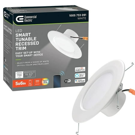 CE 5 in./6 in. Smart Color Selectable LED Light - Like New