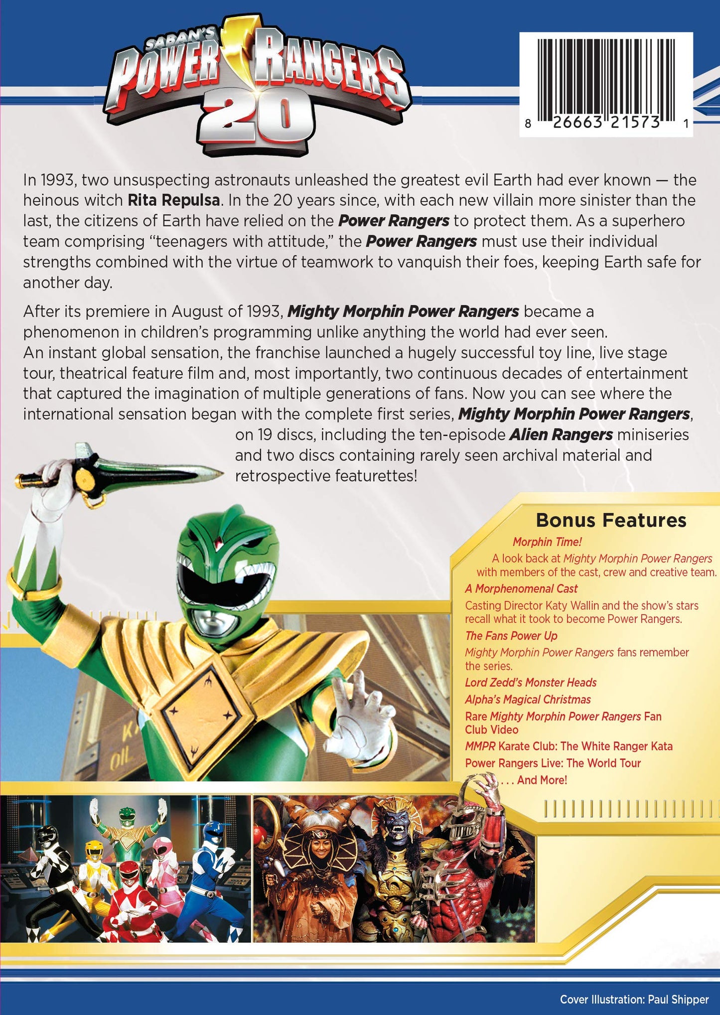 Mighty Morphin Power Rangers: The Complete Series - DVD
