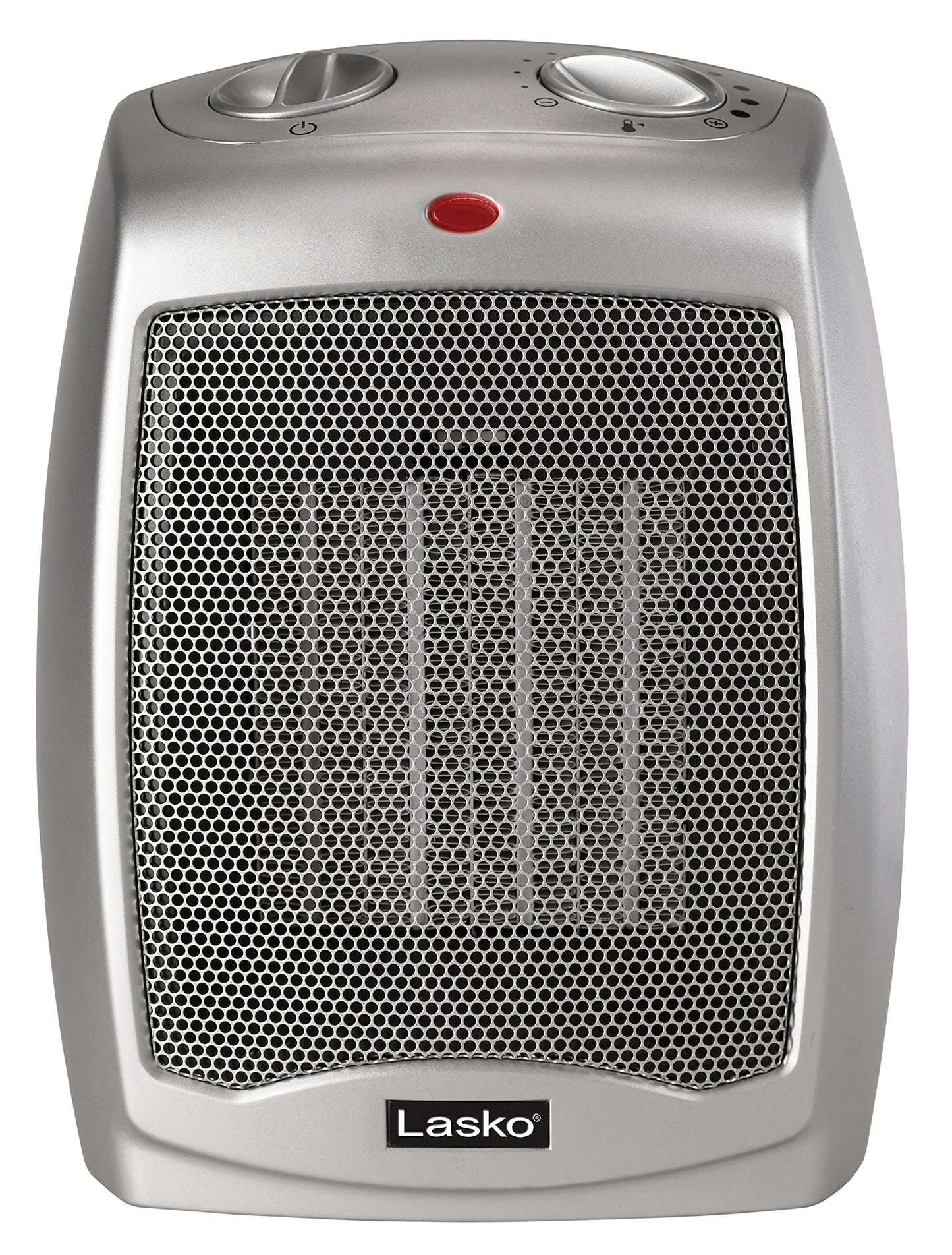 Lasko Ceramic Adjustable Thermostat Space Heaters, Non-Oscillating, 754200 Silver - Like New