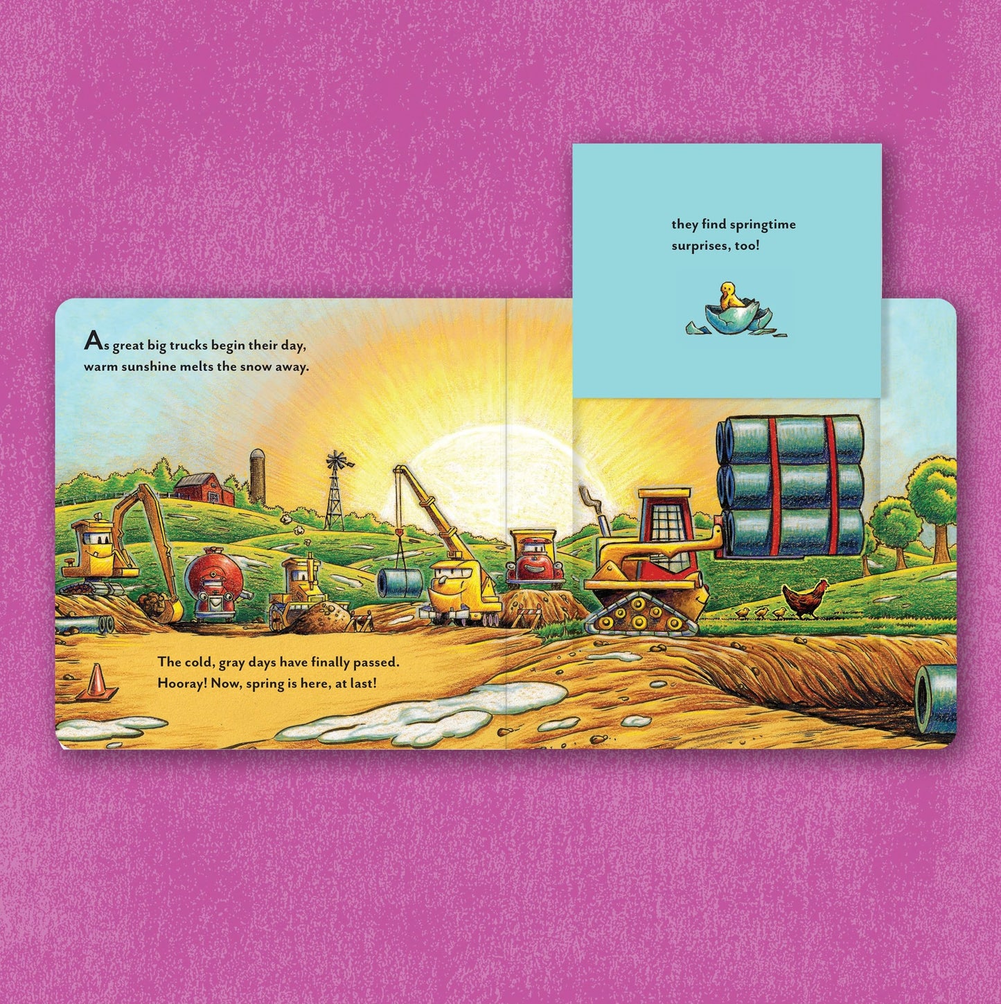 Construction Site: Spring Delight: An Easter Lift-the-Flap Book (Goodnight, Goodnight, Construc)