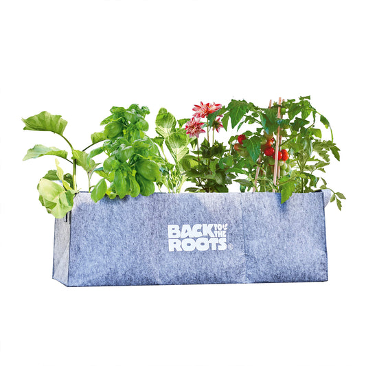 Back to the Roots Breathable Raised Bed (Provides More Oxygen to Roots), 3 Cu. Ft., No Assembly Needed, Reusable & Weatherproof