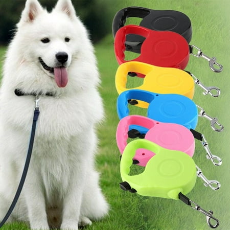 HnF Shop Automatic 16.5 Feet Retractable Dog Leash Pet Lead (1-Leash in Random Colors)