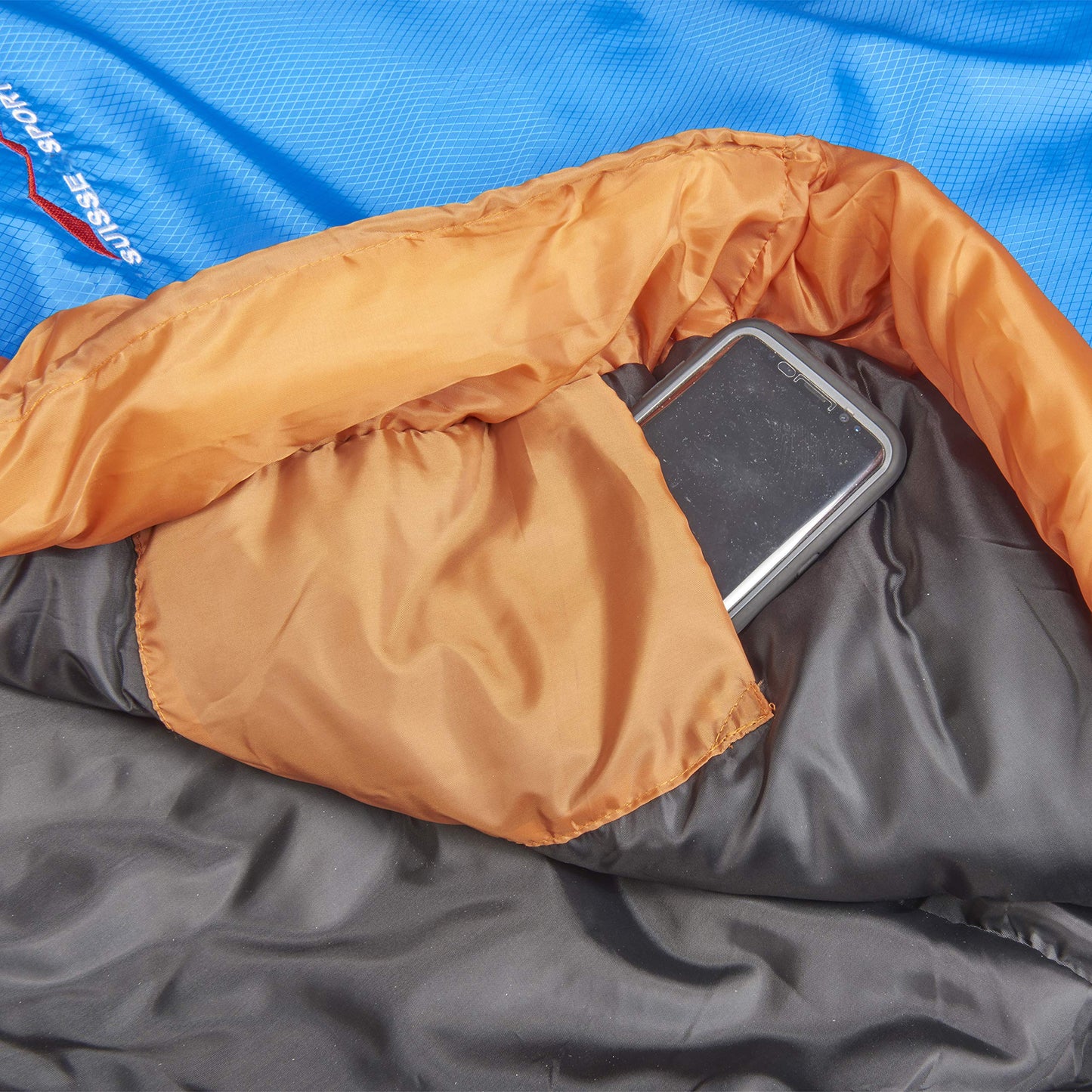 Suisse Sport Trekker Mummy 40 Degree Sleeping Bag, Multicolor