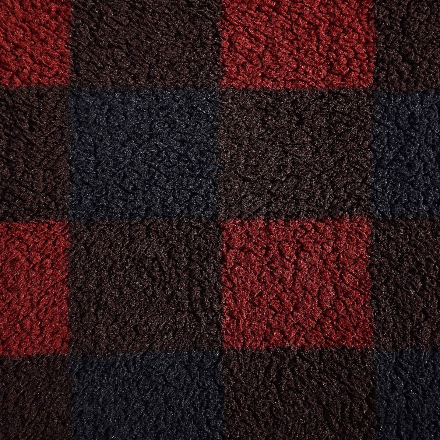 Eddie Bauer - Throw Blanket Reversible  Home Decor for All Seasons (Red/Black)