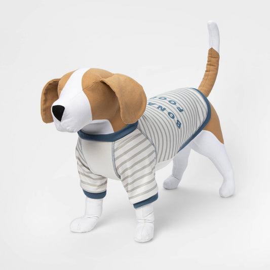 Lightweight Phrase 'Foodie' Dog Sweatshirt - L - Boots & Barkley