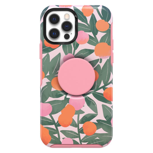 OtterBox Apple iPhone 12/iPhone 12 Pro Otter + Pop Case - Stay Peachy