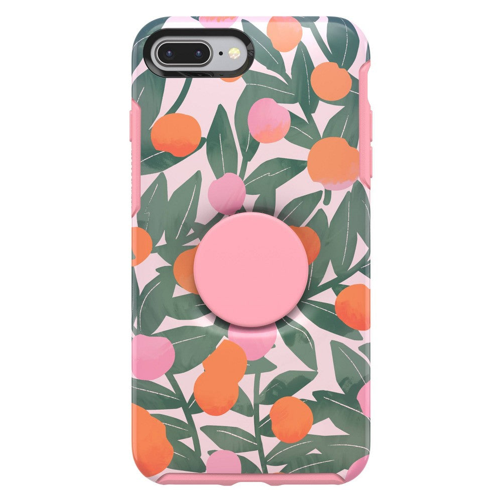 OtterBox Apple iPhone 8 Plus/7 Plus Pop Symmetry Case (with PopTop) Stay Peachy