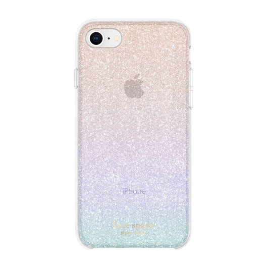 Kate Spade New York Apple iPhone SE (3rd/2nd generation)/8/7 Protective Hardshell Case - Ombre Glitter