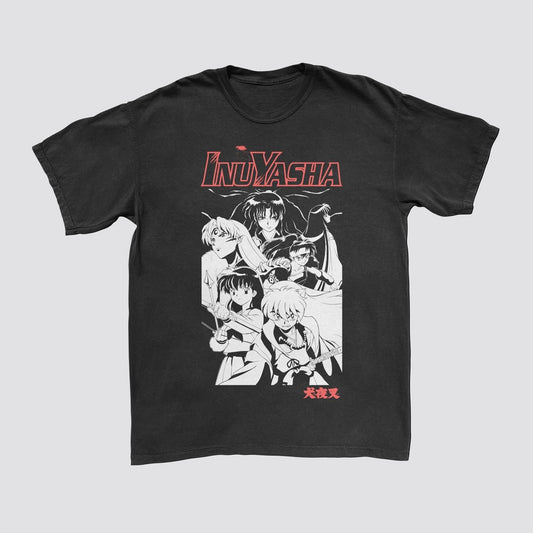 Men's Inuyasha Short Sleeve Graphic T-Shirt - Black L