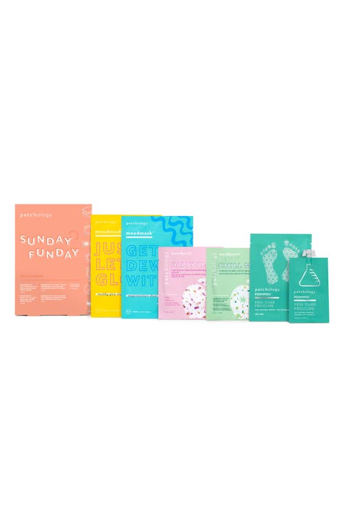 Patchology Sunday Funday Self Care Skin Care Kit  6 Piece Set