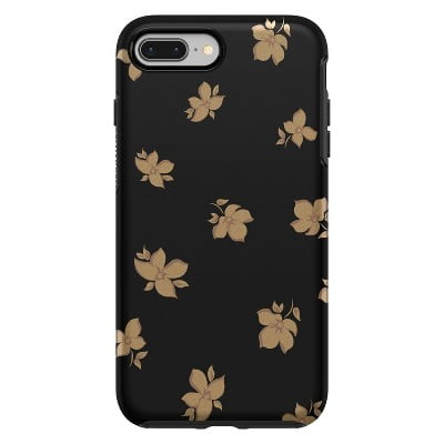 OtterBox Apple iPhone 8 Plus/7 Plus Symmetry Case - Gold Flowers