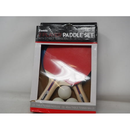 Franklin 2 Player Paddle Set with 3 Table Tennis Balls