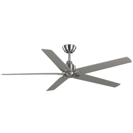 Hampton Bay Bellmore 56 in. Indoor Brushed Nickel Ceiling Fan with DC Motor and Remote Control Included