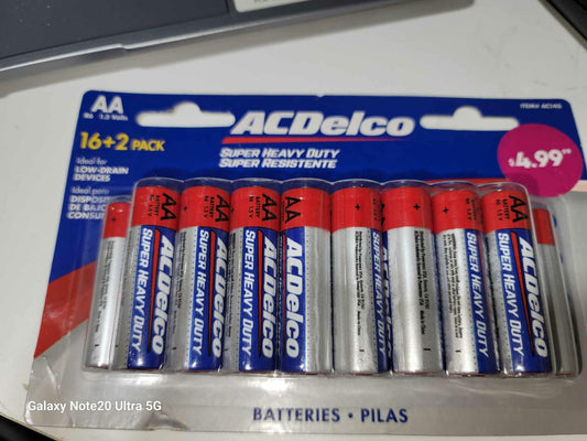 ACDelco 16 Count AA  Batteries Heavy Duty