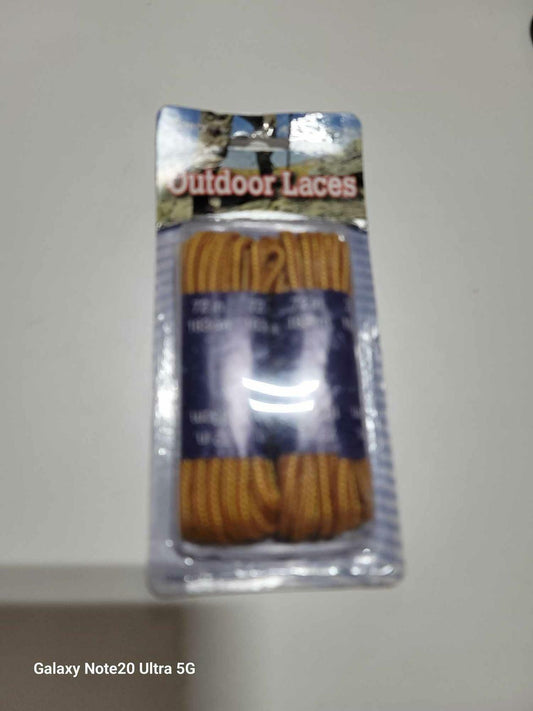 Allary 54 inch Tan Boot Laces 2 Pairs/lot