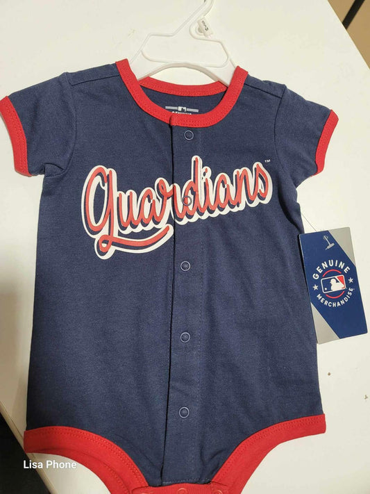 Cleveland Guardians 0/3 months Onesies Creeper