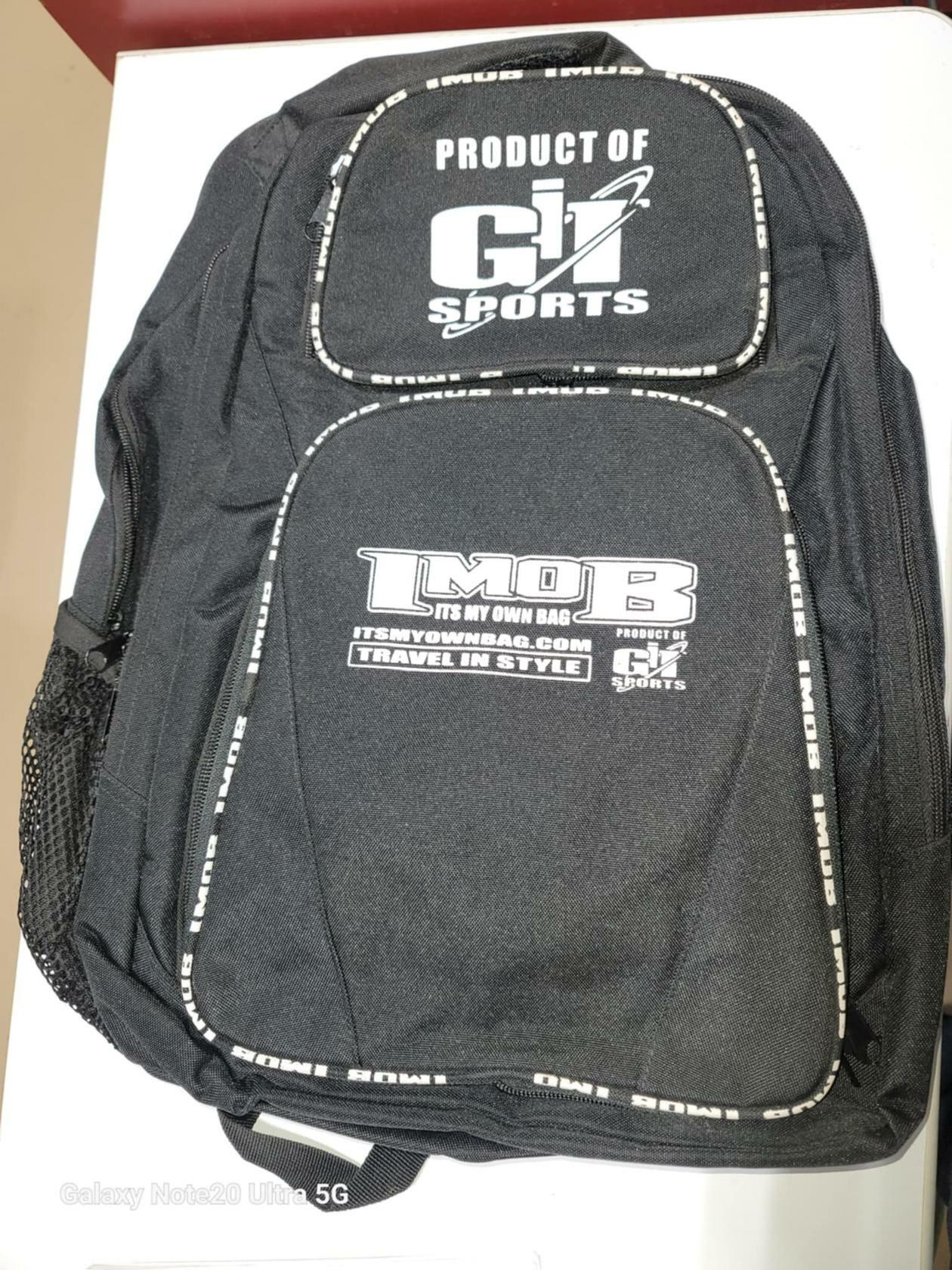 GiT Sports Backpack / Bookbag - Black