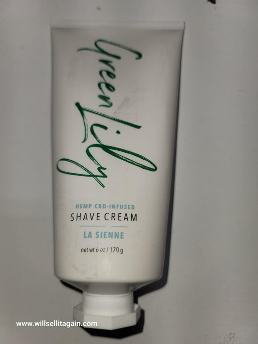 Green Lily Hemp CBD - Infused Shave Cream - La Sienne
