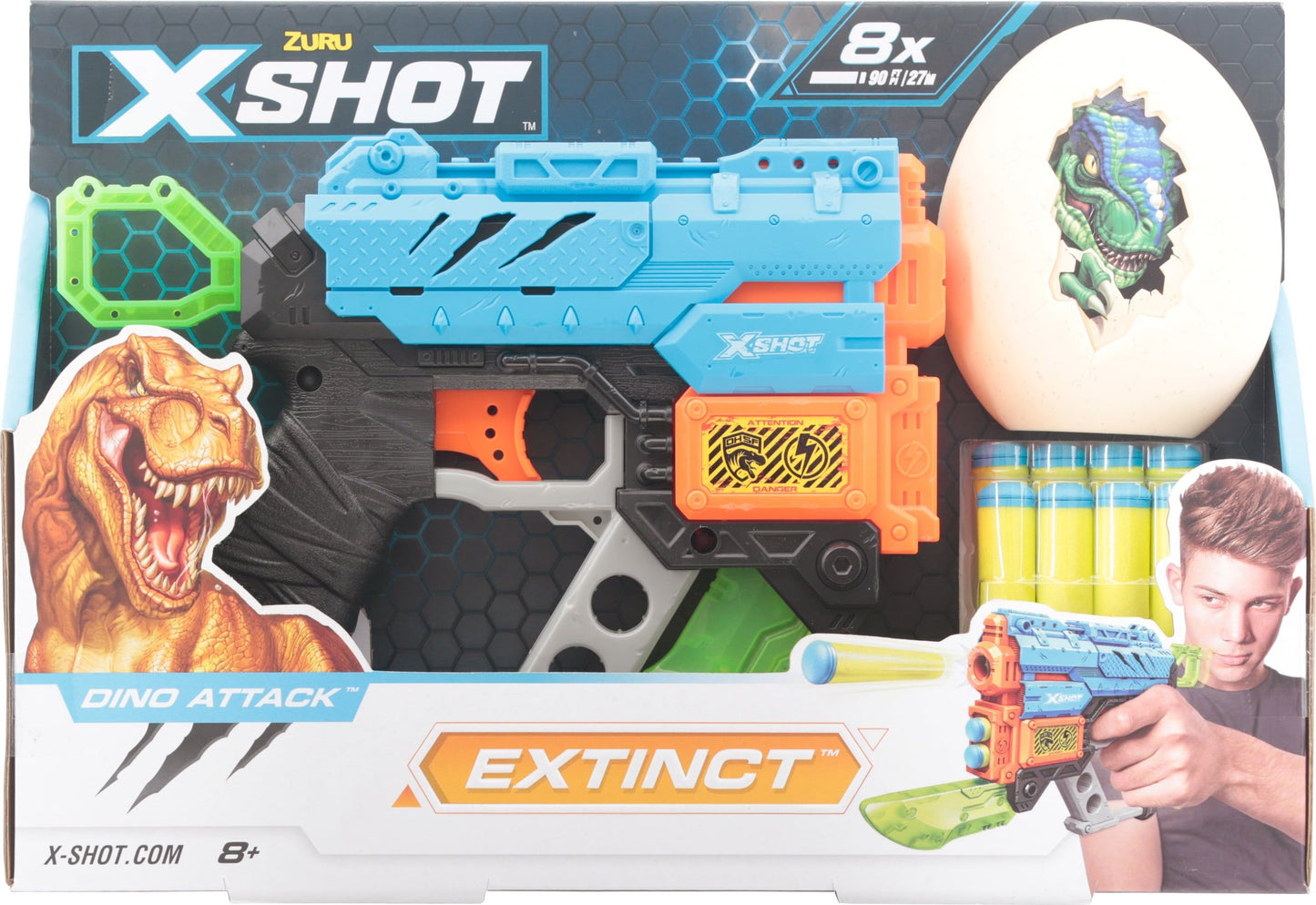 2372699 X Shot Dino Attack Blasters Toy 2 Color - Case of 48